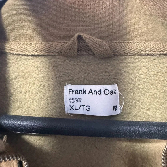 Frank And Oak size XL half zip camo sweater - Picture 3 of 3